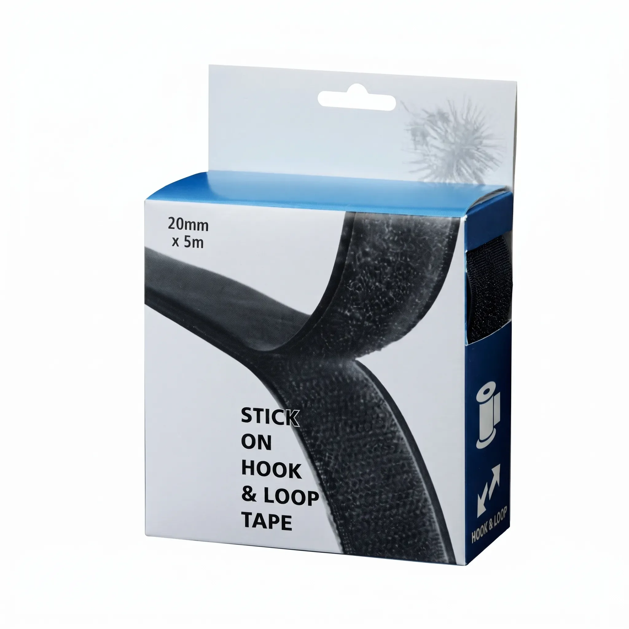 Kardborreband sj�lvh�ftande hook/loop 20mm