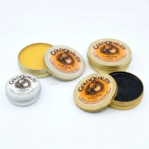 L�derfedt med bivoks - Gold Quality