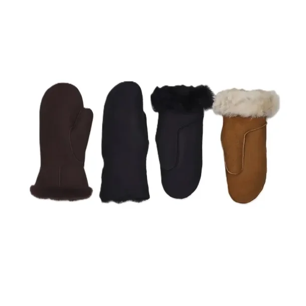 Lamb pelt Mitten lux