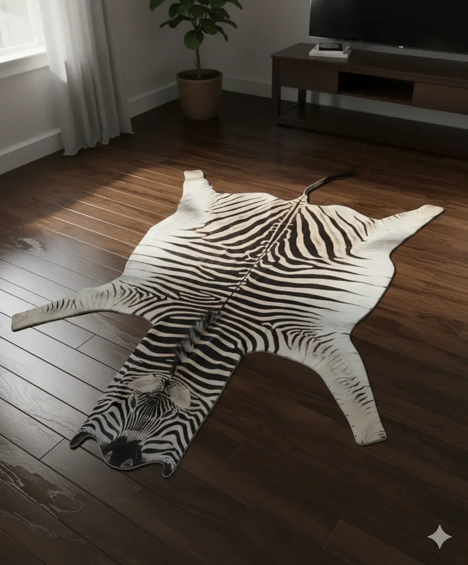 Afrikansk zebraskinn - Burchell