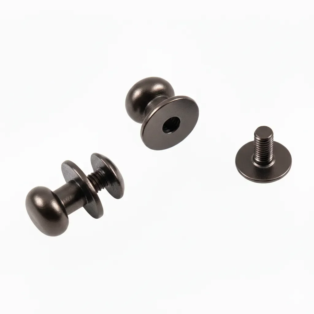 Rivets � t�te ronde pour la fixation - Bouton de col � vis