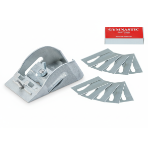 Læderhøvl inkl. 5 blade