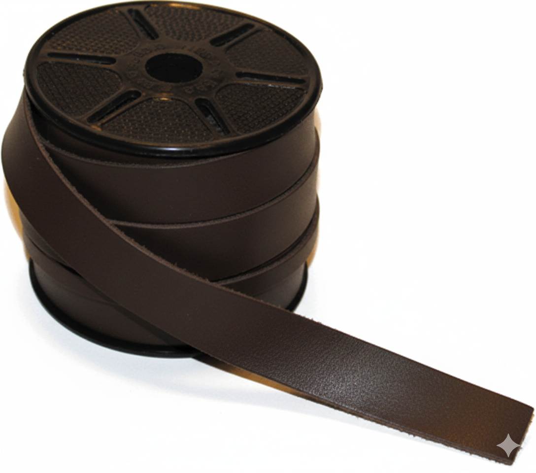 Flach soft Lederband 25mm breit 0,6 mm