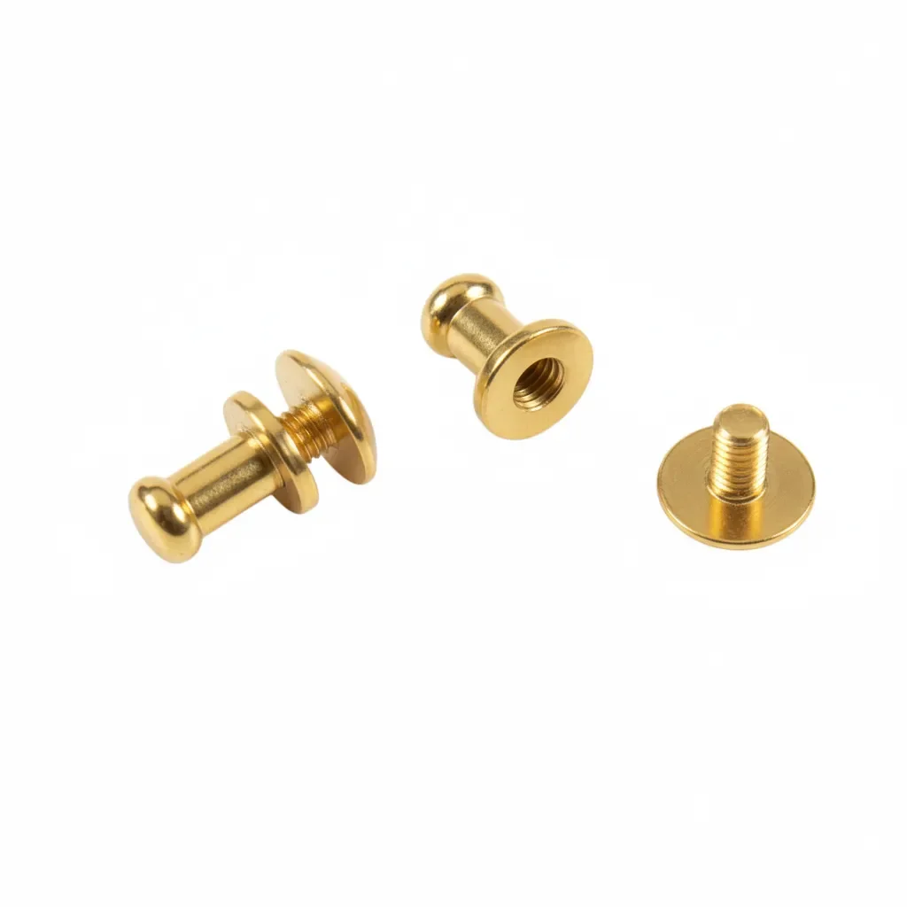 Rivets � t�te ronde pour la fixation - Bouton de col � vis