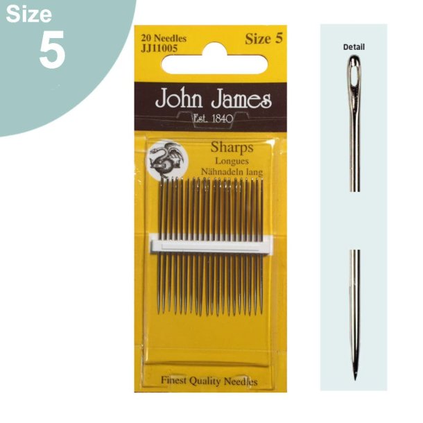 Regular Sharp Sewing Needles size 5/10