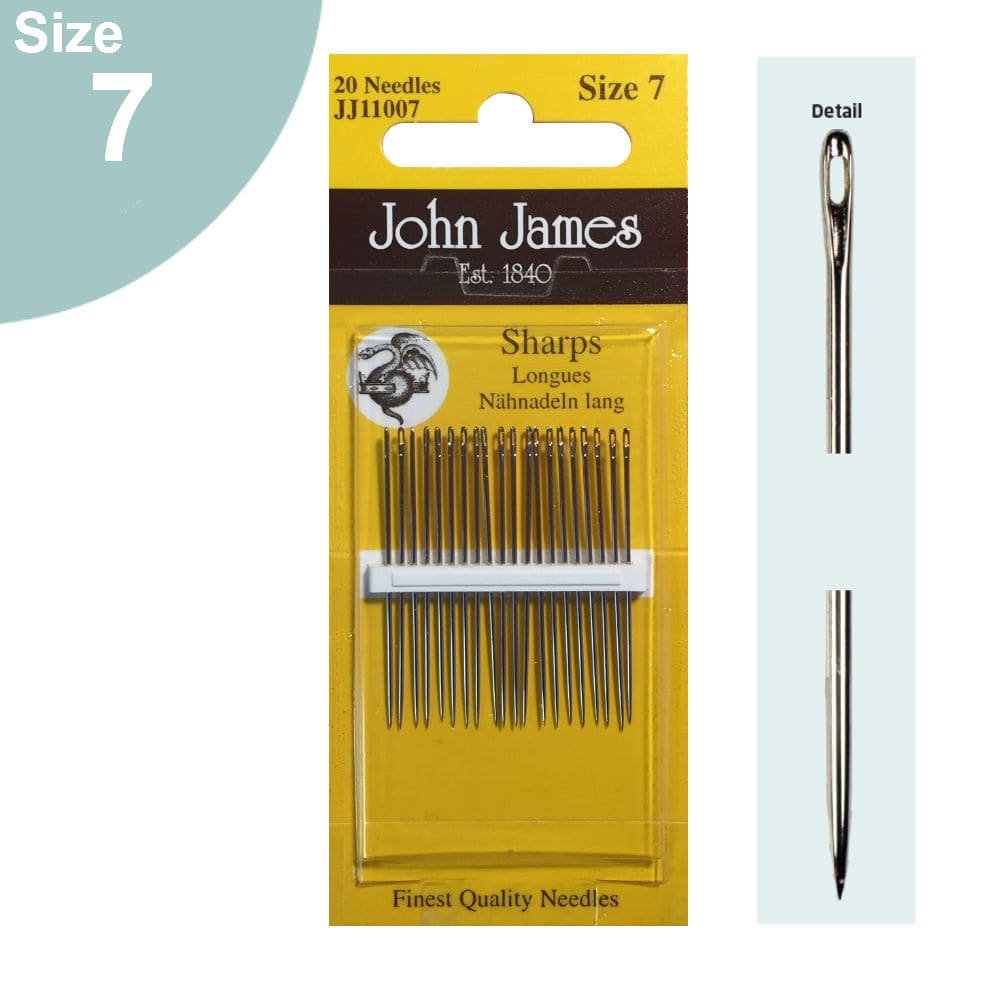 JOHN JAMES HNDSYNLER Sharps str 7 - 20 stk