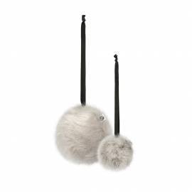 Festive Christmas balls in sealskin 1 pc