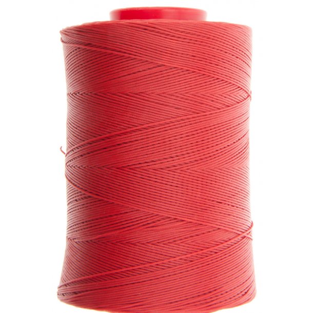 Ritza 25  Tiger thread flat braided waxed - Ritza 25  0,8 mm  / 500m 62 Red