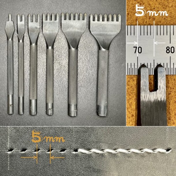 Ruderformet Fork - syforke Japan 4 t&aelig;nder 5mm