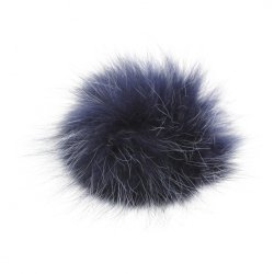 Pompon i Finn Racoon ca. 12 cm, med trykknap