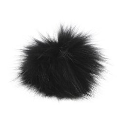 Pompon i Finn Racoon ca. 12 cm, med trykknap