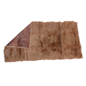 Kaninchen Platte aligator dbl Gesicht braun 120x60cm