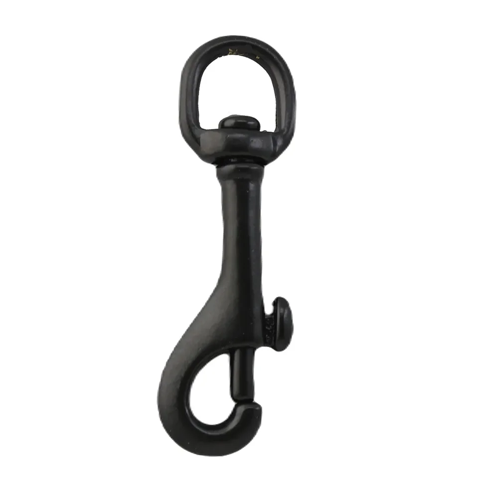 Karabiner st�bt messing 13mm �je/75mm lang