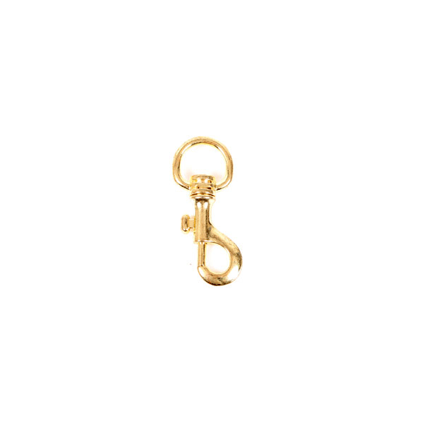 Spring snap 20x80mm tondo Brass Plated 1 pcs