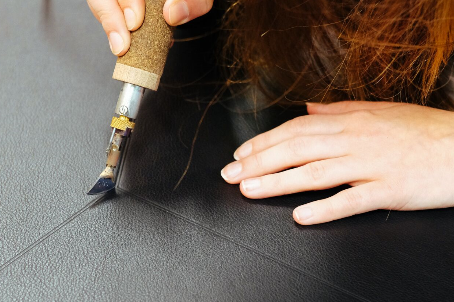 S Plane Creasing Tips for Electric Leather Edging Creaser Machine  - Fileteuse