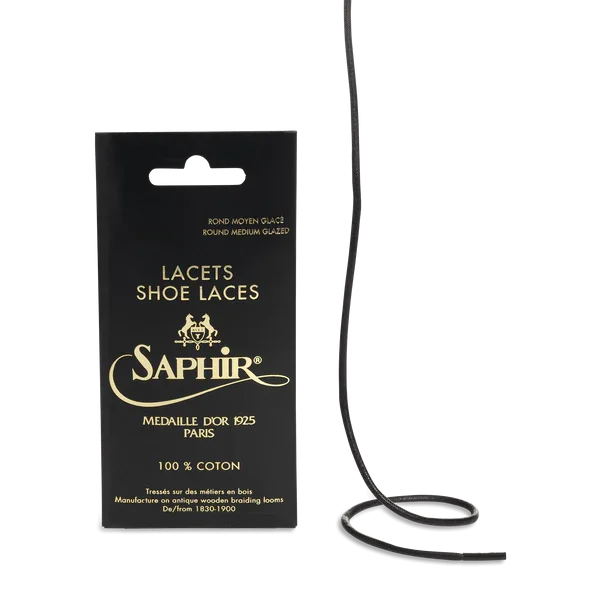 Schoenveters rond medium glanzend - Saphir Medaille d'or