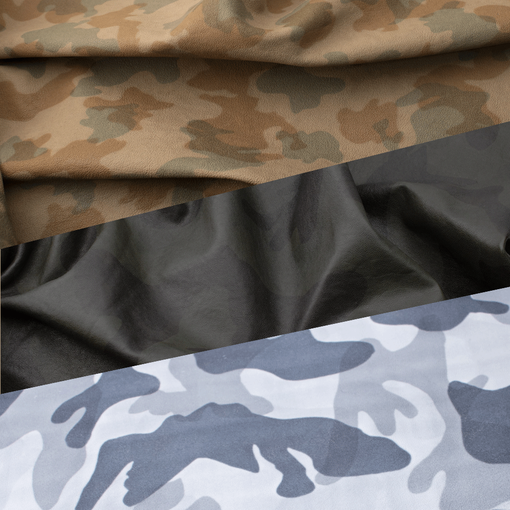 Lam Nappa Camouflage 0,6mm