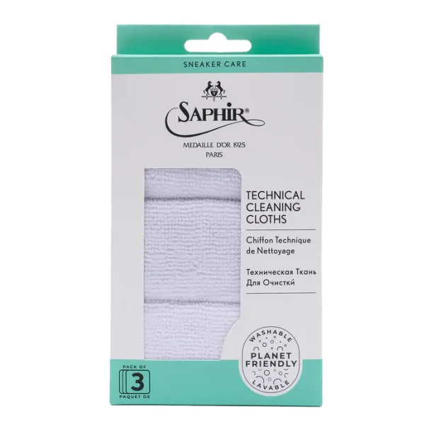 Tekniske microfiber klude - 3 stk - Saphir Medaille d'or
