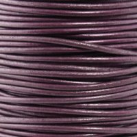 Ronde lederen koord 1,5 meter - 2mm