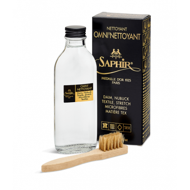 Tact Huichelaar overhead Saphir's Omni'Nettoyant Suede Cleaner 100ml - Saphir Medaille d'or - Shoe  care - Leather & Friends