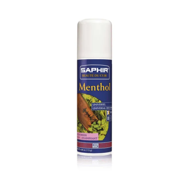 Menthol deodorises - Saphir