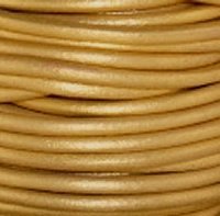 Ronde lederen koord 1,5 meter - 2mm