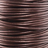 Ronde lederen koord 1,5 meter - 2mm