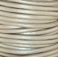 Ronde lederen koord 1,5 meter - 2mm