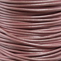 Ronde lederen koord 1,5 meter - 2mm