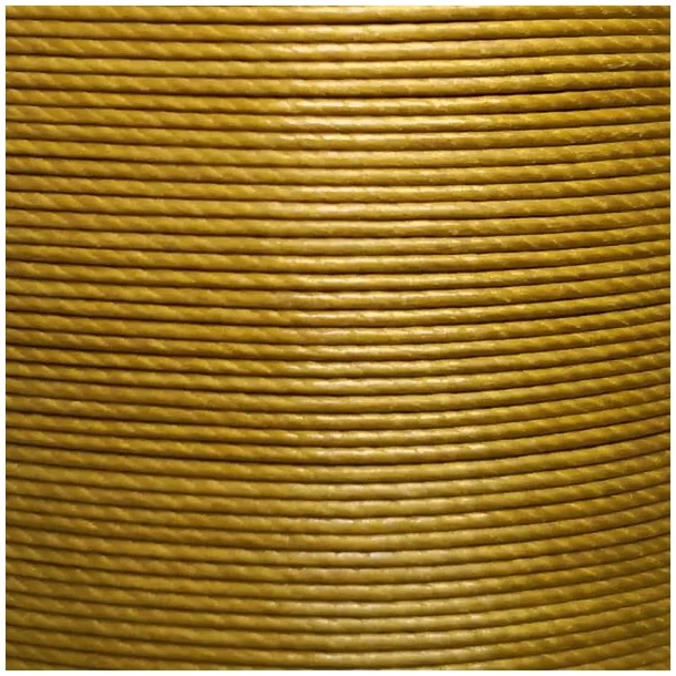 Waxed Linen Thread from Hong Kong - Yue Fung Noble Gold 0,55mm 80m