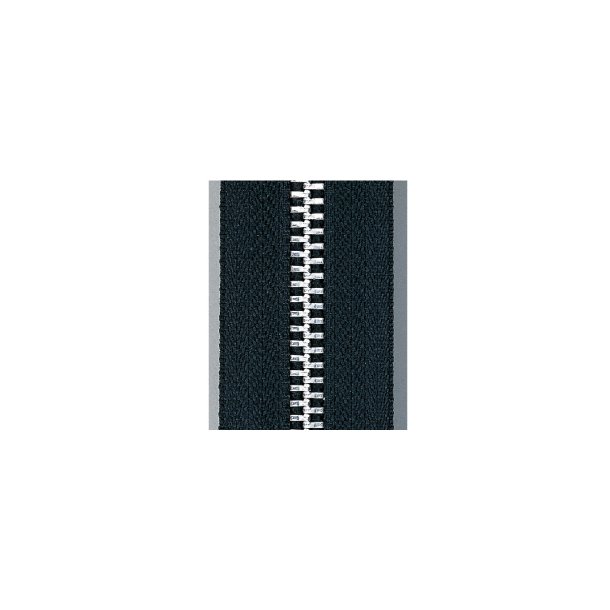 Zipper metal 4mm - Several lengths - YKK 40cm Black