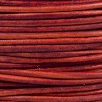 Ronde lederen koord 1,5 meter - 2mm