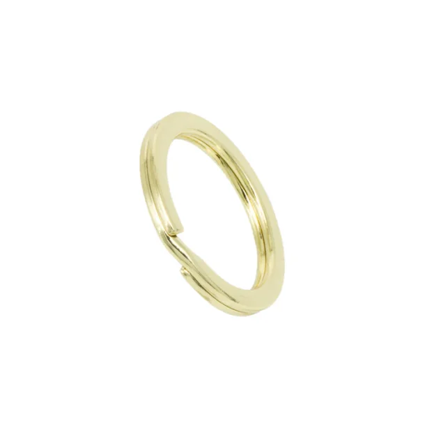 Flat nkkelring lux 10-pak