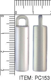 Lederband Elacesafslutning 5mm