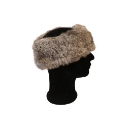 Headband knitted rex rabbit 9cm