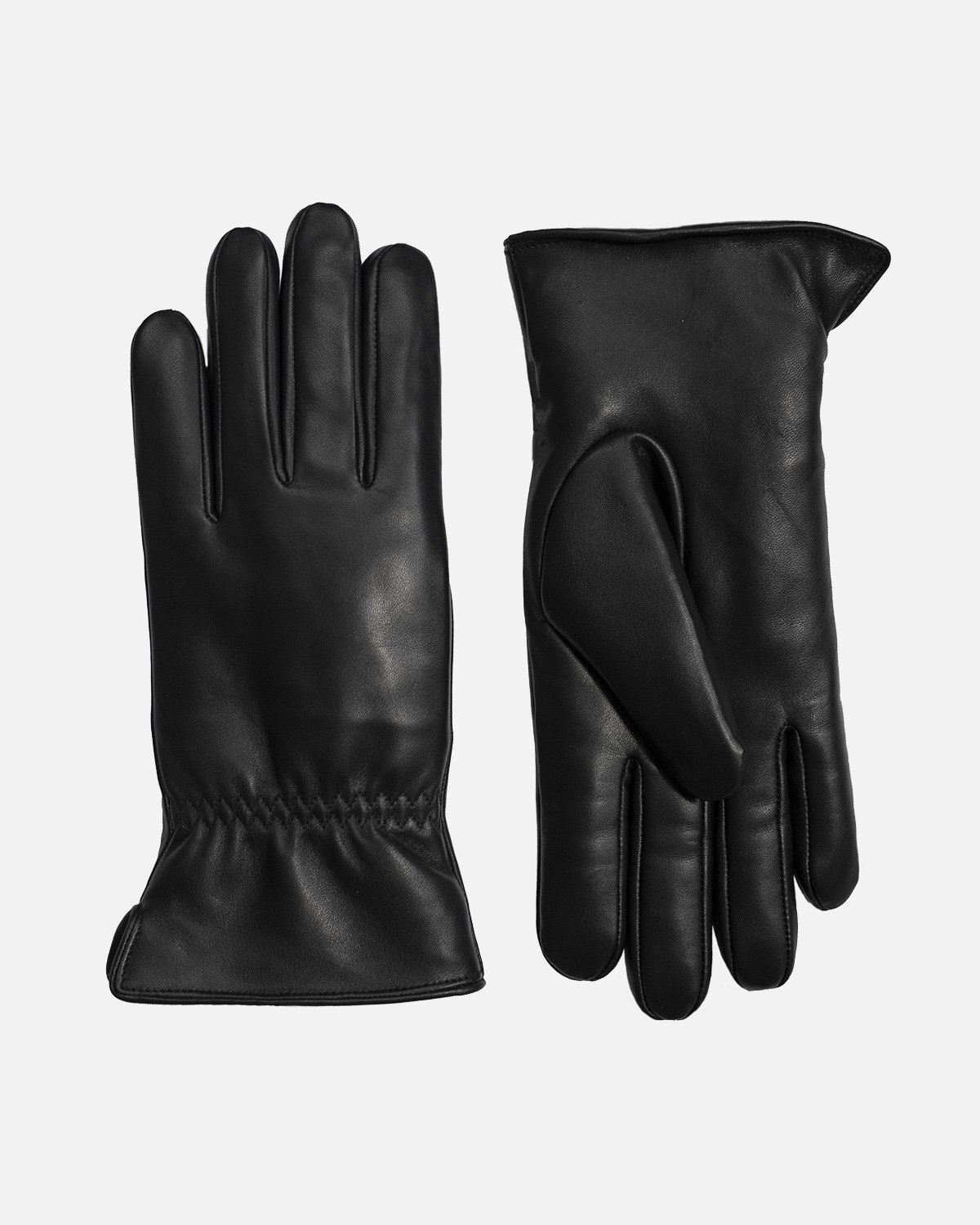 Gants en daim avec doublure en laine (peau d'agneau)- Femmes