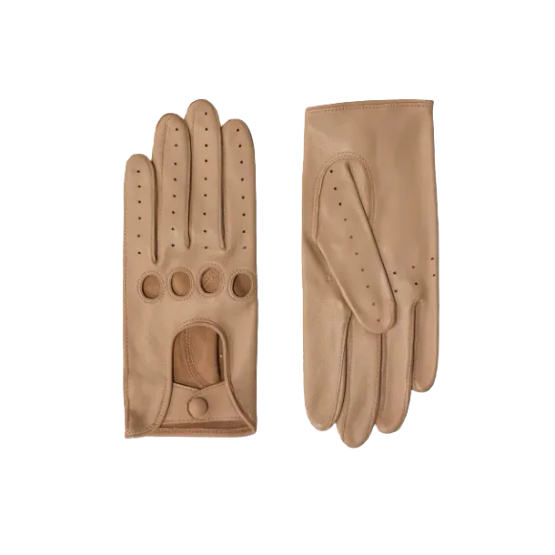 Krehandsker i glat bldt lammeskind