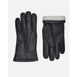 Gloves in soft peccary with lambskin linning - male Gloves & mitts - Leather Friends