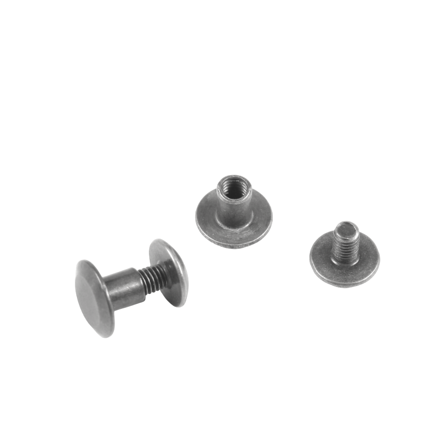 Vis chicago laiton H9mm 5x3mm