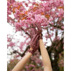 Krehandsker i glat bldt lammeskind