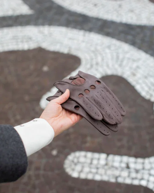 Menhandschoenen in soepele lamsleer