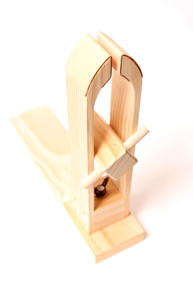 Valet de couture en bois - Pince  coudre le cuir