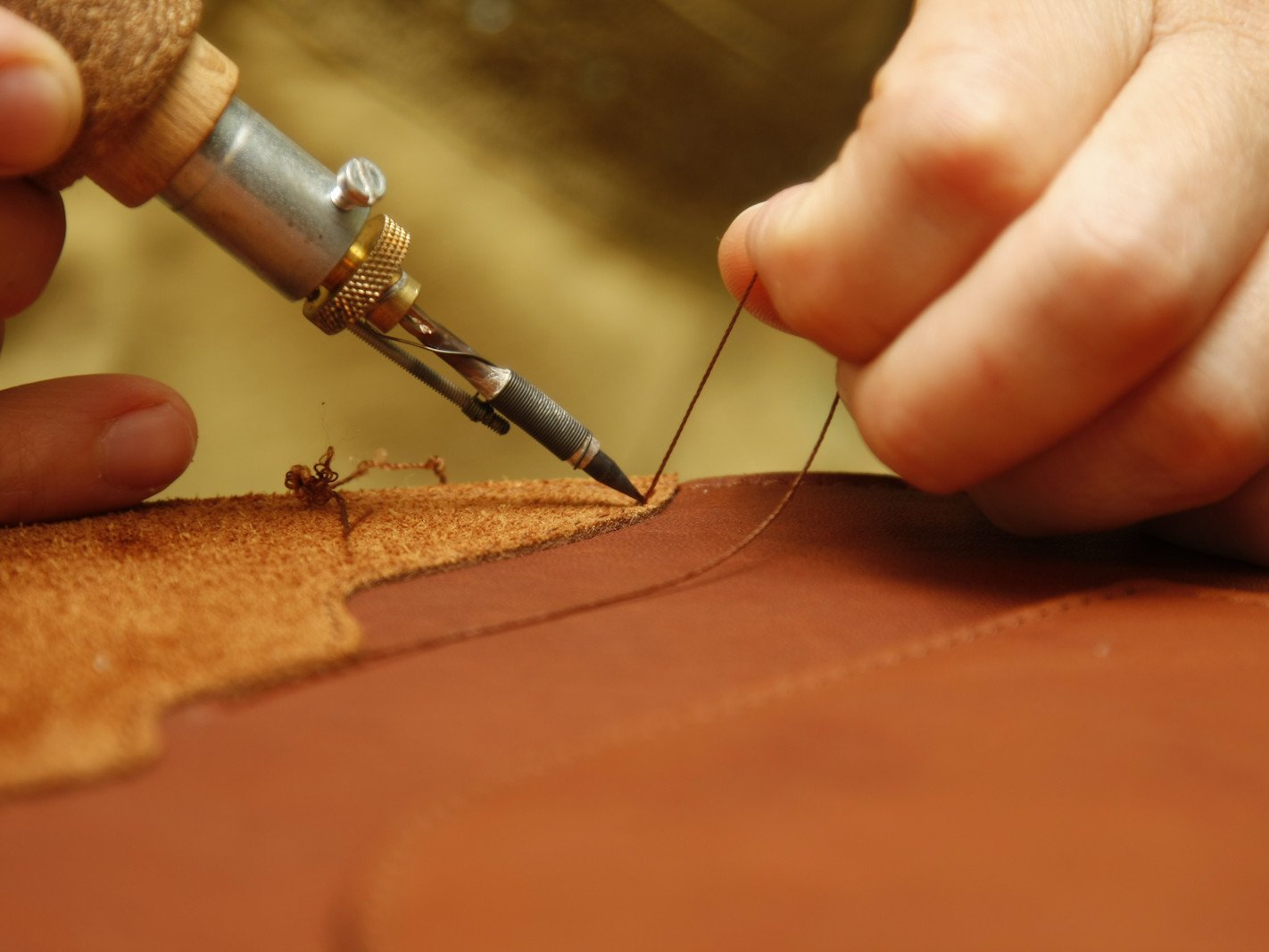 Brænde og smeltejern til tråd