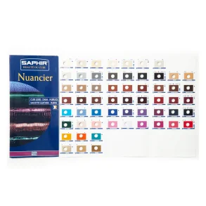 Saphir colour chart