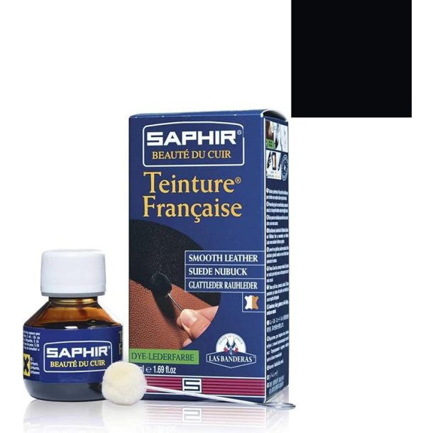 Saphir Teinture FRANCAISE - Saphir Black / Noir 01