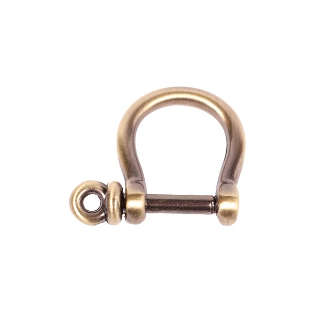 Shackle 36x32mm brushed old mess