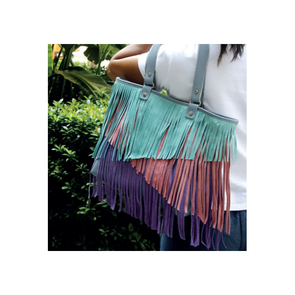 Leather Fringe Bag 1/2 - Free Download