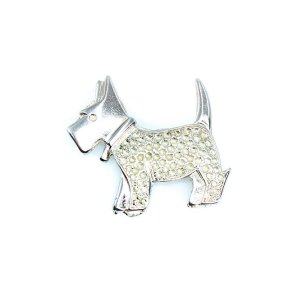 Skotsk Terrier pynt 44mm - incl. nitter