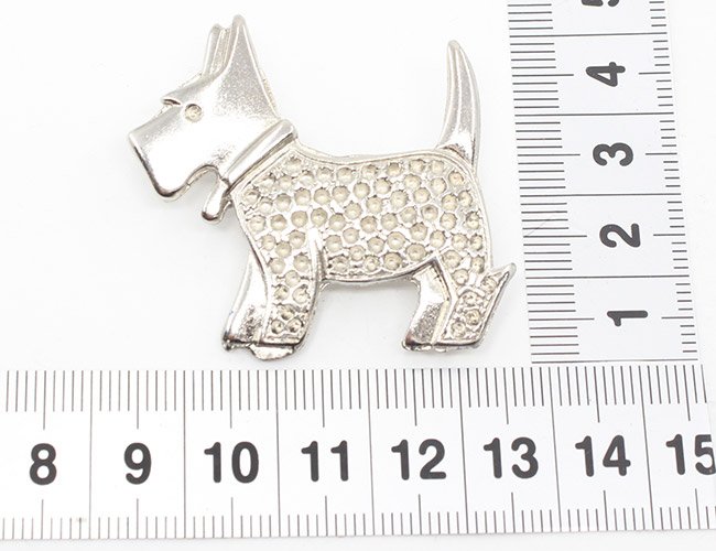 Scottish Terrier 44mm - incl. rivets