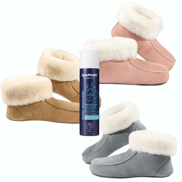 Hjemmesko i lunt rulam + Imprgnering